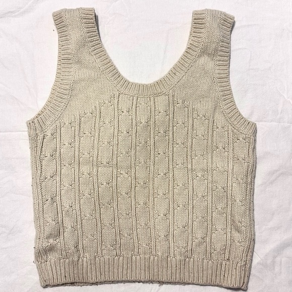 Rare TNA printed lambswool sweater vest - Picture 2 of 2
